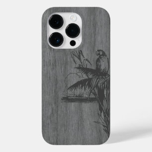 Modern elegant wood personalized - wooden Case-Mate iPhone 14 pro case