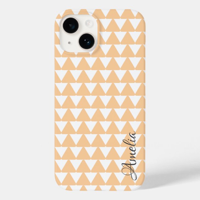 Modern Eligant Retro Line Monogram Case-Mate iPhone Case (Back)