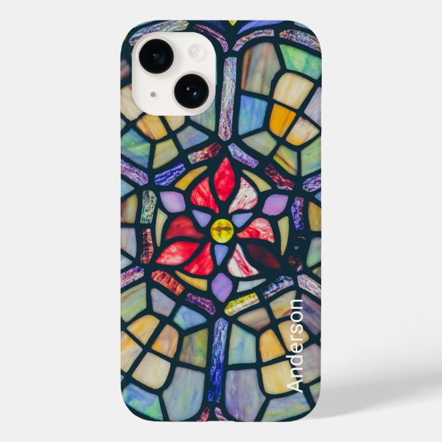 Modern Eligant Retro Line Monogram Case-Mate iPhone Case (Back)