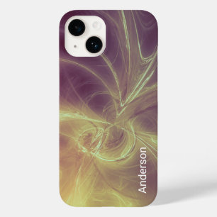 Modern Eligant Retro Line Monogram Case-Mate iPhone 14 Case