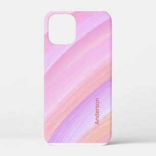 Modern Eligant Retro Line Monogram iPhone 12 Mini Case