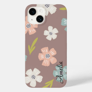 Modern Eligant Retro Line Monogram Case-Mate iPhone 14 Case