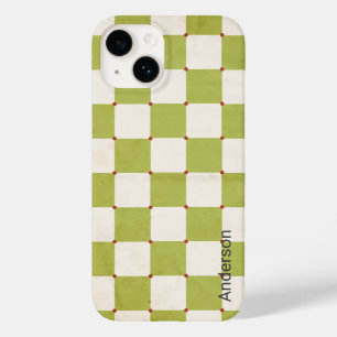 Modern Eligant Retro Line Monogram Case-Mate iPhone 14 Case