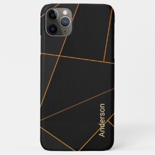 Modern Eligant Retro Line Monogram iPhone 11 Pro Max Case