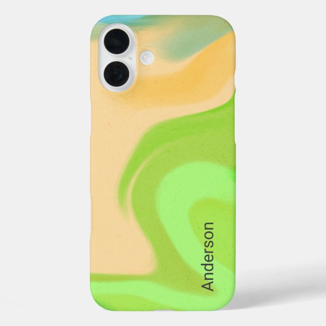 Modern Eligant Retro Line Monogram Case-Mate iPhone Case (Back)