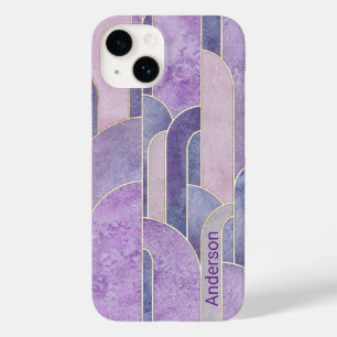 Modern Eligant Retro Line Monogram Case-Mate iPhone 14 Case