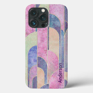 Modern Eligant Retro Line Monogram iPhone 13 Pro Case