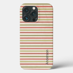 Modern Eligant Retro Line Monogram iPhone 13 Pro Case