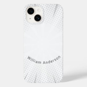 Modern Eligant Retro Line Monogram Case-Mate iPhone 14 Case