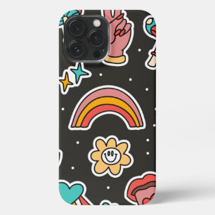 Modern Eligant Retro Line Monogram iPhone 13 Pro Max Case