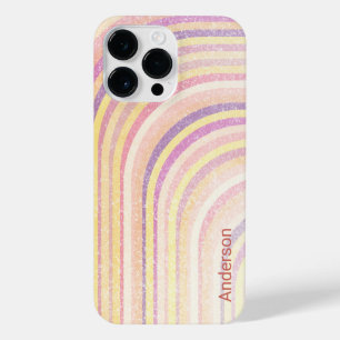 Modern Eligant Retro Line Monogram iPhone 14 Pro Max Case