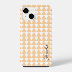 Modern Eligant Retro Line Monogram iPhone 14 Case