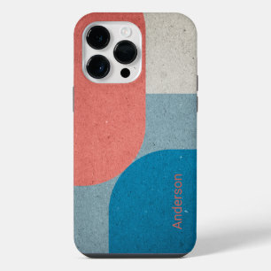 Modern Eligant Retro Line Monogram iPhone 14 Pro Max Case