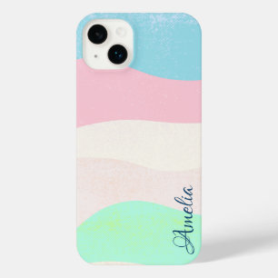 Modern Eligant Retro Line Monogram iPhone 14 Plus Case
