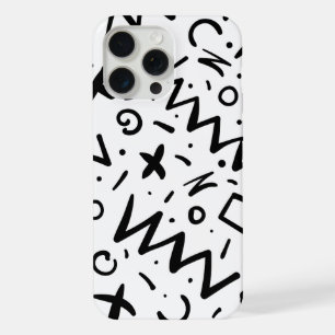 Modern Eligant Retro Line Monogram iPhone 15 Pro Max Case