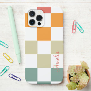 Modern Eligant Retro Line Monogram iPhone 12 Pro Max Case