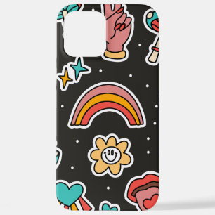 Modern Eligant Retro Line Monogram iPhone 12 Pro Max Case