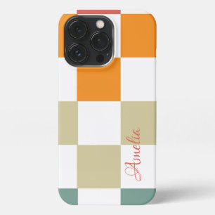 Modern Eligant Retro Line Monogram iPhone 13 Pro Case