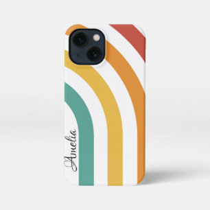 Modern Eligant Retro Line Monogram iPhone 13 Mini Case