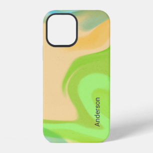 Modern Eligant Retro Line Monogram iPhone 12 Case