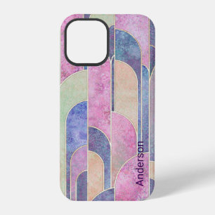 Modern Eligant Retro Line Monogram iPhone 12 Pro Case