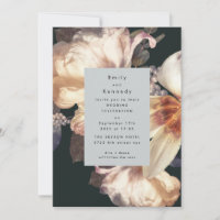 Modern Embellished Romantic Florals Wedding
