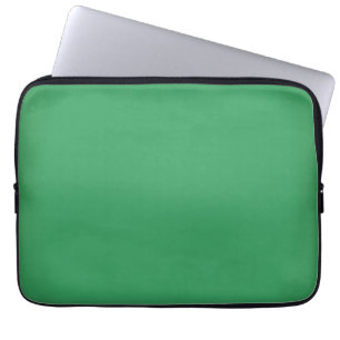 Modern Emerald Green Customizable 13 Inch Laptop Sleeve