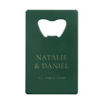 Modern Emerald Green & Gold Glamour Wedding
