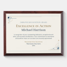 Modern Employee Recognition Award Appreciation