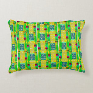 Modern Ethnic Geometric Accent Pillow