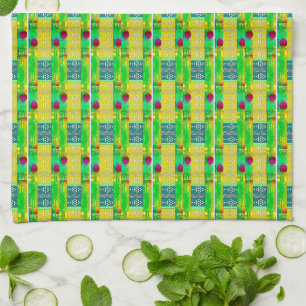 Modern Ethnic Geometric Kitchen Towel
