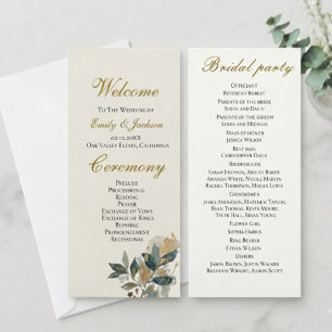 Modern Eucalyptus Gold Foil Botanical Watercolor Card