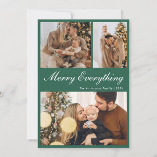 Modern Everything Christmas Holiday Card