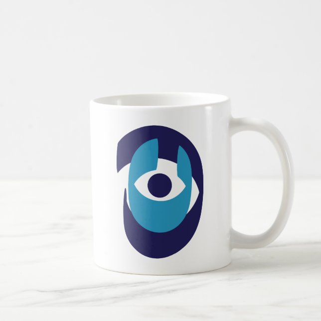 Modern Evil Eye Mug – Protective Nazar Amulet Desi (Right)