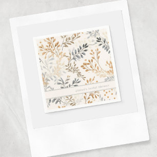 Modern Fall Foliage Napkin