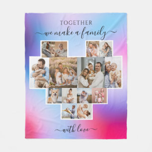 Modern Family 14 Photo Collage Fleece Blanket