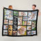 Modern FAMILY 19 Photo Collage Script Heart Black