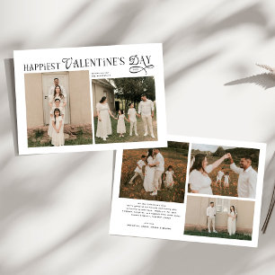 Modern Family 5 Photos Happiest Valentines Day Holiday Card
