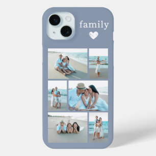 Modern Family 6 Photo Dusty Blue iPhone 15 Mini Case