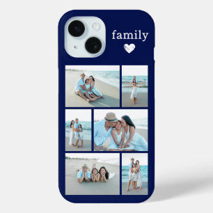 Modern Family 6 Photo Navy Blue iPhone 15 Case