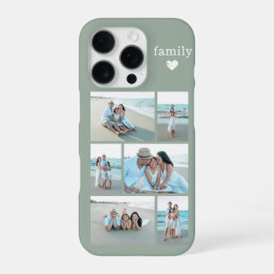 Modern Family 6 Photo Sage Green iPhone 16 Pro Case