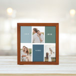 Modern Family Collage Photo | Love Live Here  Desk Organizer<br><div class="desc">Introducing the "Modern Family Collage Photo | Love Live Here" gift—a beautiful and personalized keepsake that celebrates the love and warmth of your family. This unique collage photo is a perfect addition to your home decor, capturing cherished moments and memories that define your family's unique journey.The "Love Live Here" inscription...</div>