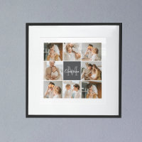 Modern Family Collage Photo & Personalized Gift