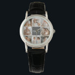 Modern Family Collage Photo & Personalized Gift Watch<br><div class="desc">Capture the heartwarming moments of your modern family in a beautifully crafted collage photo. Celebrate the laughter, love, and cherished memories with this personalized masterpiece, available exclusively on Zazzle. Create a stunning montage that encapsulates the essence of your unique family dynamic – from milestone celebrations to everyday adventures. Crafted with...</div>