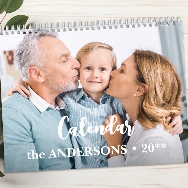 Modern Family Custom Photos Create Your Own 2026  Calendar (Creator Uploaded)