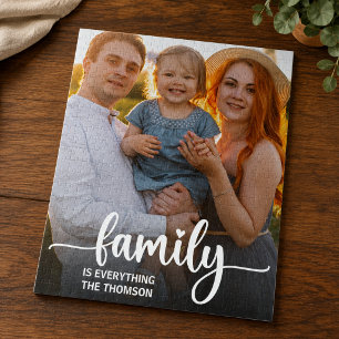 Modern Family Is Everything Photo Script  Jigsaw Puzzle