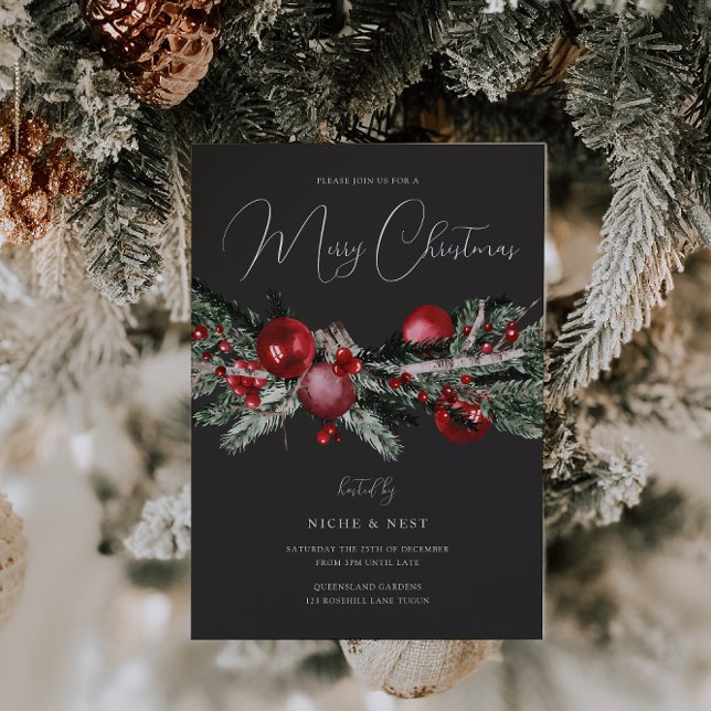 Modern Family or Office Christmas Day Party Invitation (Creator Uploaded)