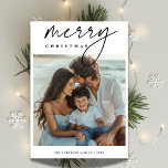 Modern Family Photo Beach Christmas Card<br><div class="desc">Embrace the holiday spirit with this charming family photo beach card. Featuring a modern design and a simple script,  it beautifully showcases your family’s joy against a coastal backdrop. Perfect for sending warm Christmas wishes,  this card captures the essence of love and togetherness during the festive season.</div>