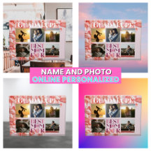 Modern Family Photo Collage Best Mom Ever Floral