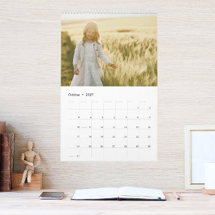 Modern Family Photo Collage Calendar